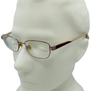 Genesis Altair Eyeglasses Frames Only G5036 601 Rose Gold Pink Cat Eye